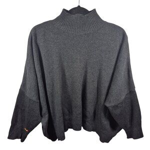 Shirin Guild Sweater Womens One Size Gray 100% Merino Wool Pullover Top